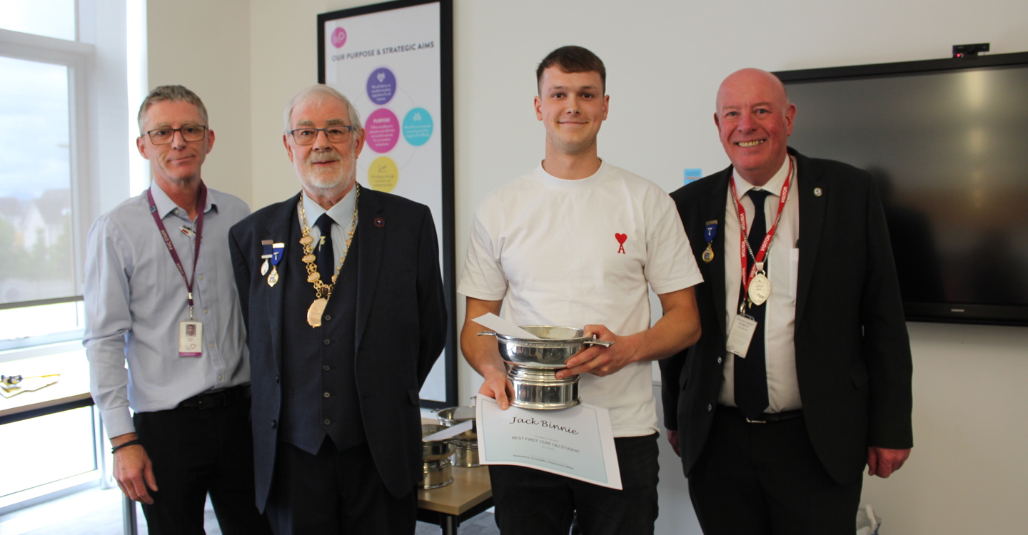 Jack Binnie With Quaich