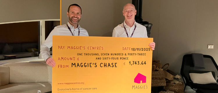 Staff duo celebrate success of new charity run