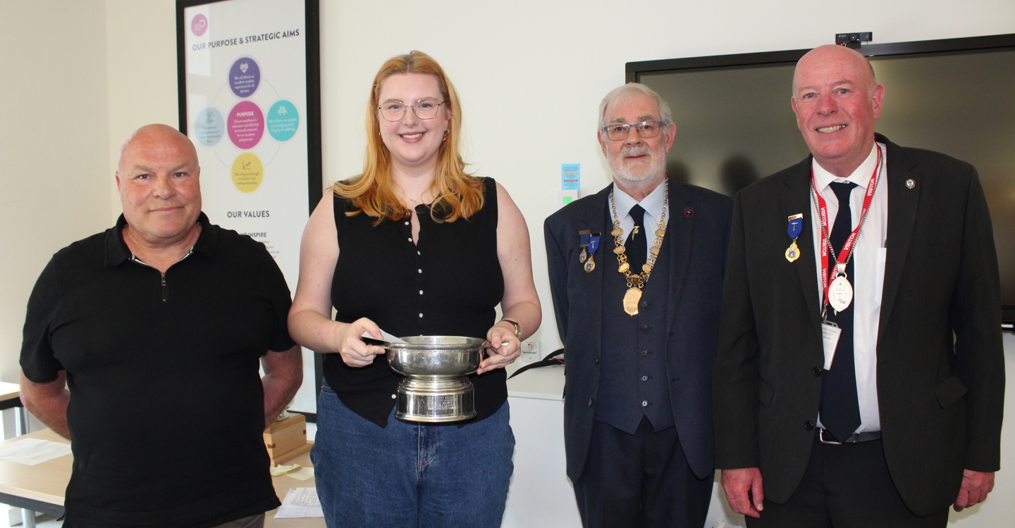 Charlotte Comrie With Quaich