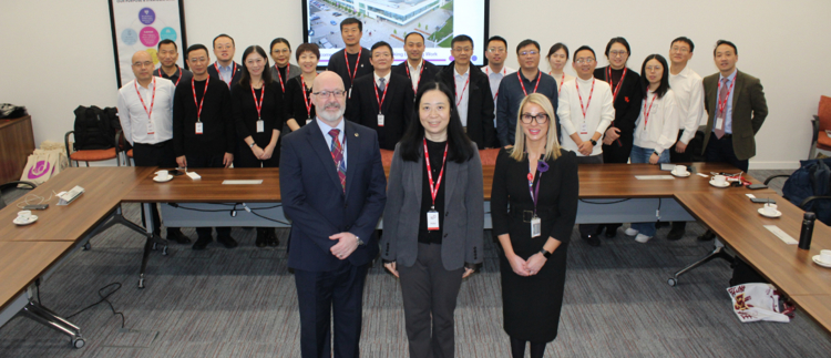 Second high profile Chinese delegation visits College