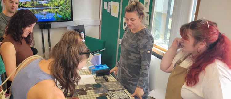 Art & Design students bring printmaking to life at national festival
