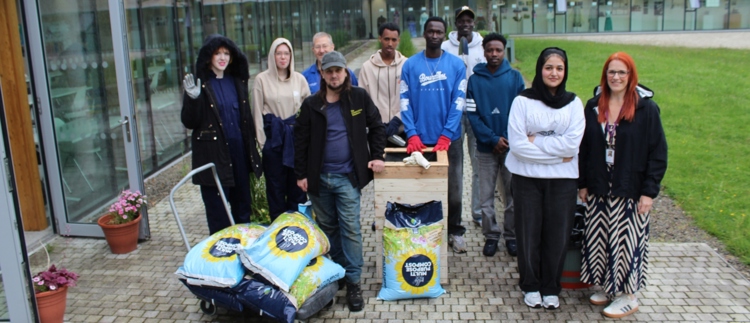 ‘Grow and Share’ project seeds are planted at the Stirling Campus