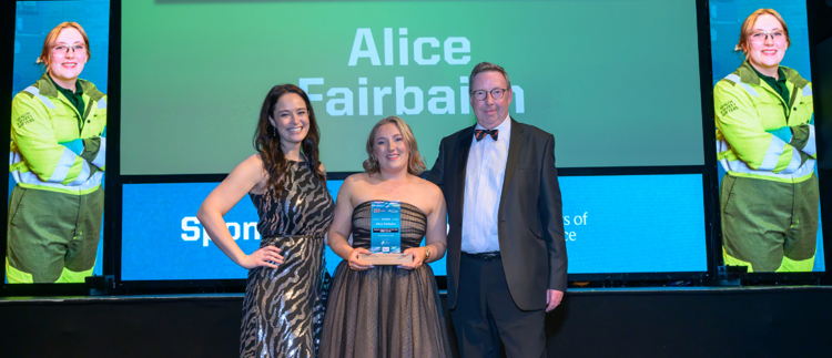 Alice wins SDS Scottish Apprenticeships Award