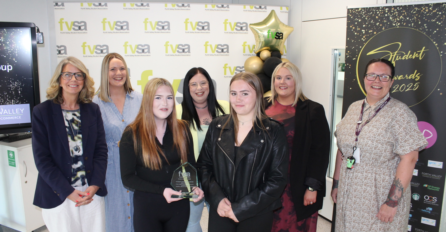 Scots Group With Kirsten And Lynn Harris From Forth Valley Vchamber Of Commerce