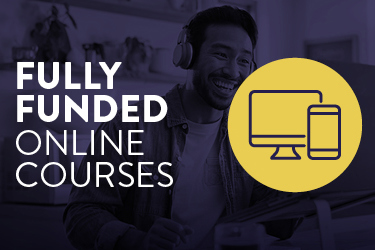 CM1653 Online Courses Campaign Icon Signpost 420 X 250