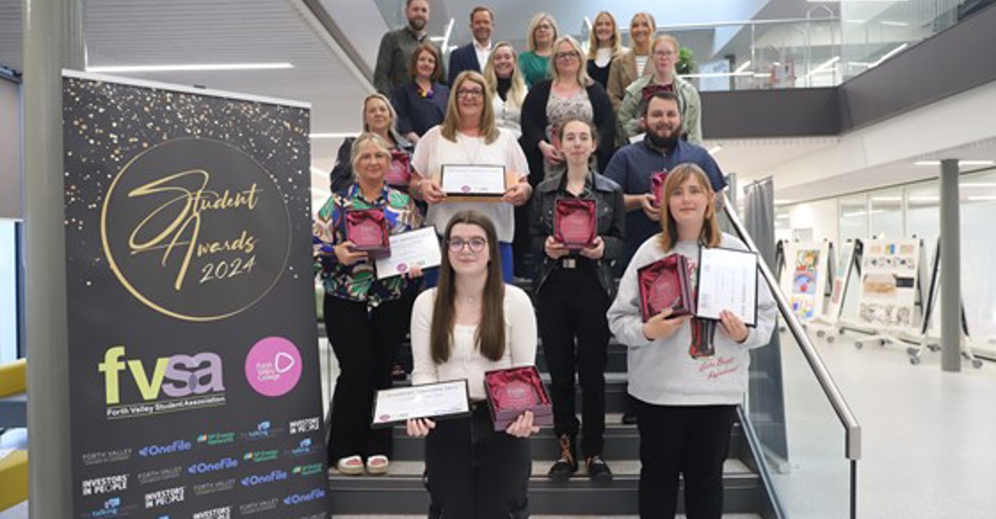 Winners And Sponsors On Stairs 2