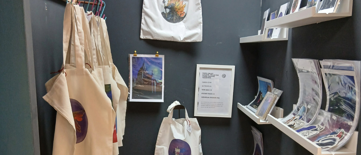 Skills For Work Creative Industries Students Showcase And Sell Their Fantasy Themed Artwork At Made In Stirling, Raising Funds For Local Charity Creative Stirling
