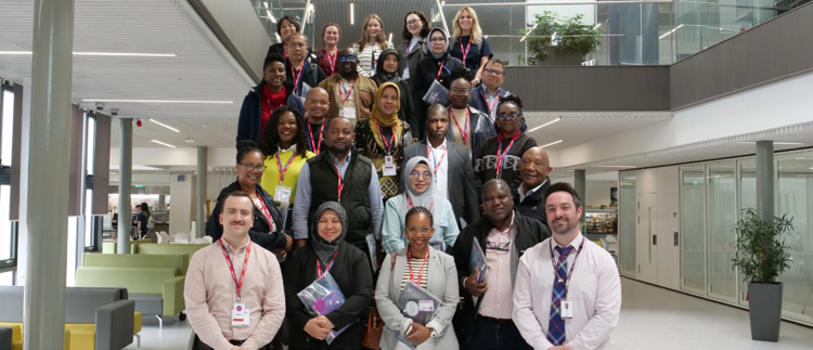International delegation visits Falkirk Campus