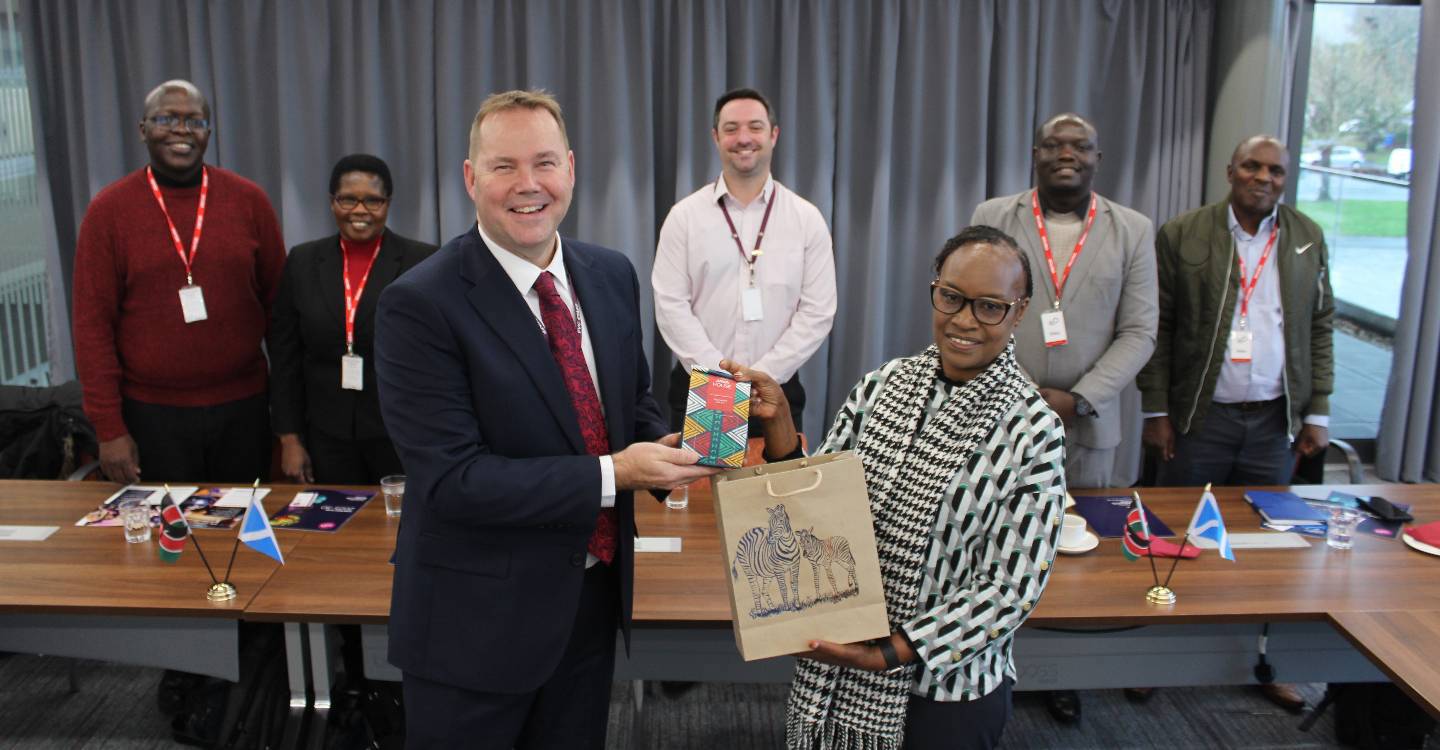 Kenyan Delegation Visits Falkirk Campus CARA (1)