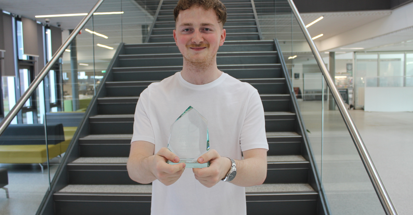 George Mcbeth With Trophy 1