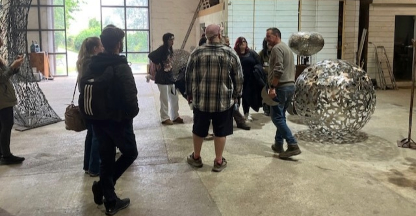 Art And Design Students ‘Ard At Work’ On New Sculptures CARA (2)